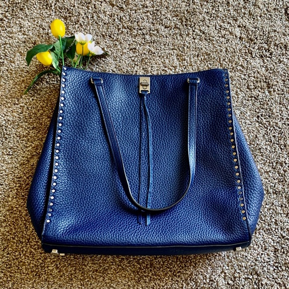 Rebecca Minkoff Handbags - Rebecca Minkoff Darren Tote navy studded
